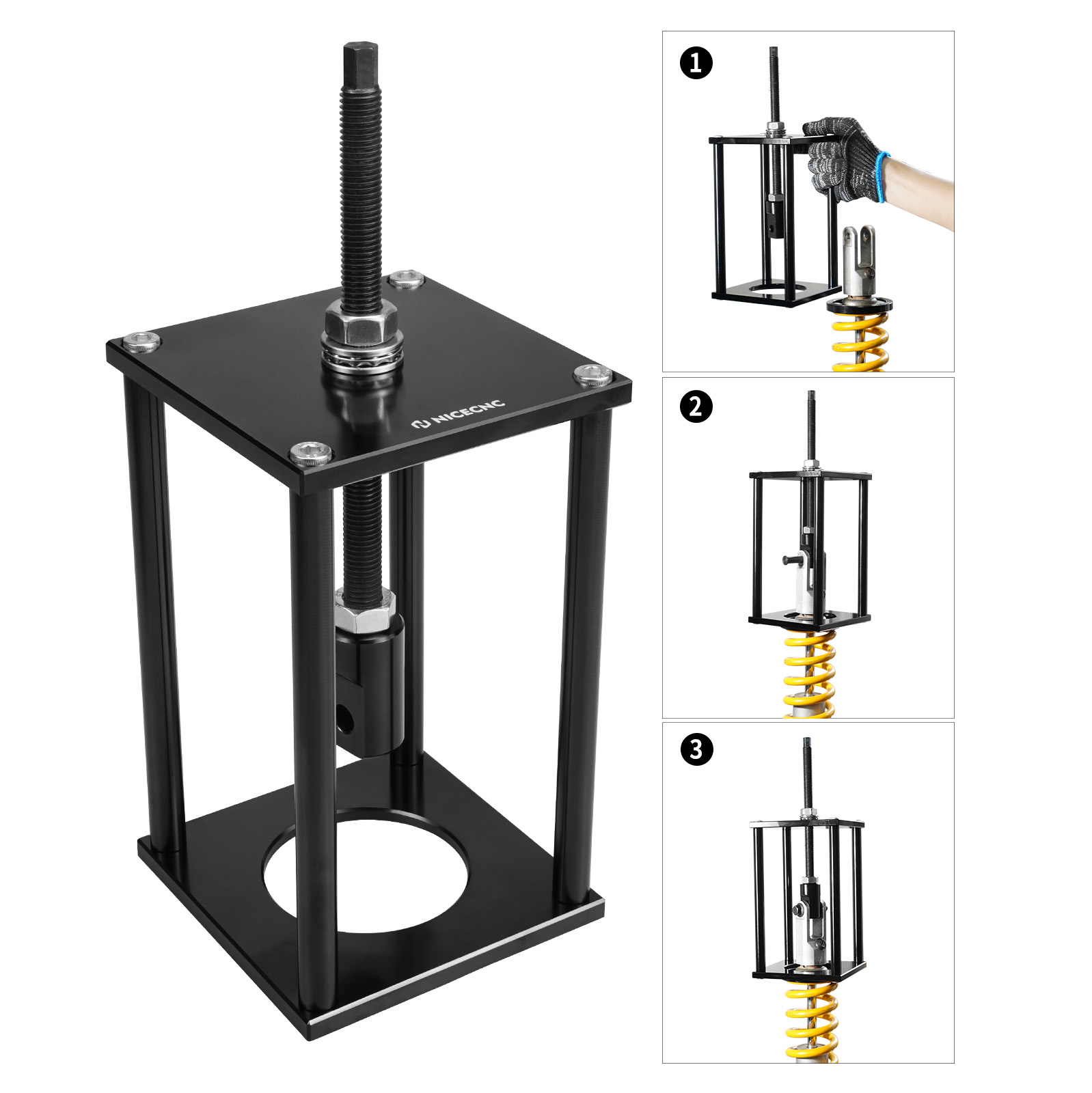 Suspension Shock Spring Compre - Spring Compressor Tool review and price